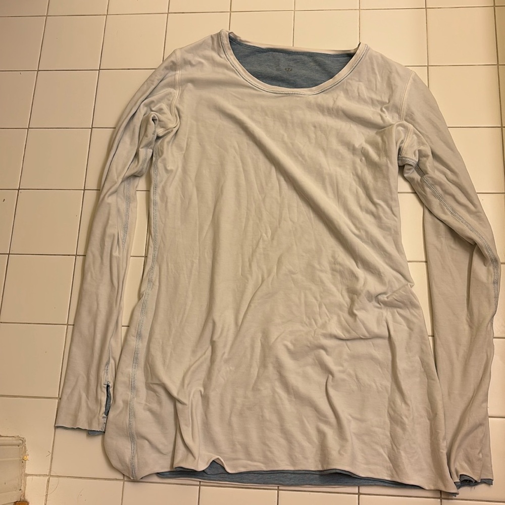 Lulu lemon long sleeve reversible shirt